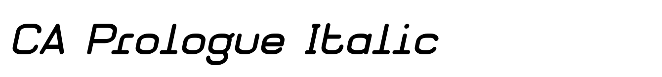 CA Prologue Italic